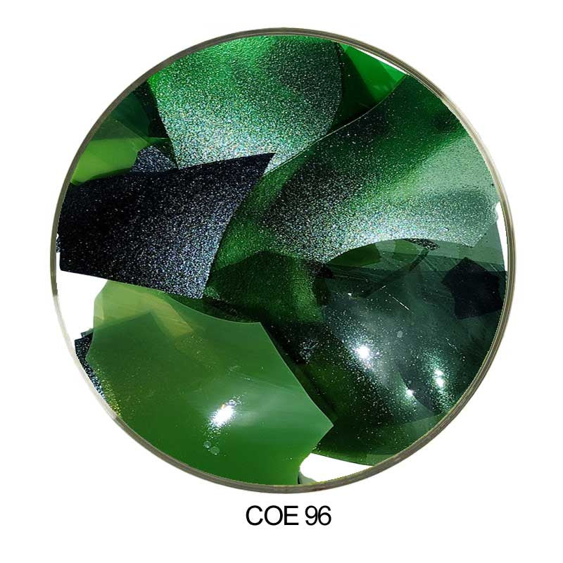 Coloritz™ Confetti Glass Shards Green Family Color Mix 96 COE