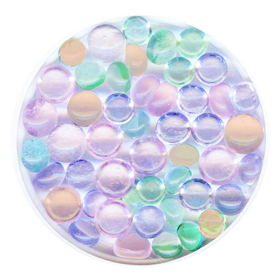  COE96 Polka Dot Easter Spring Mix Transparent Pebbles (96920-Spring-PST)