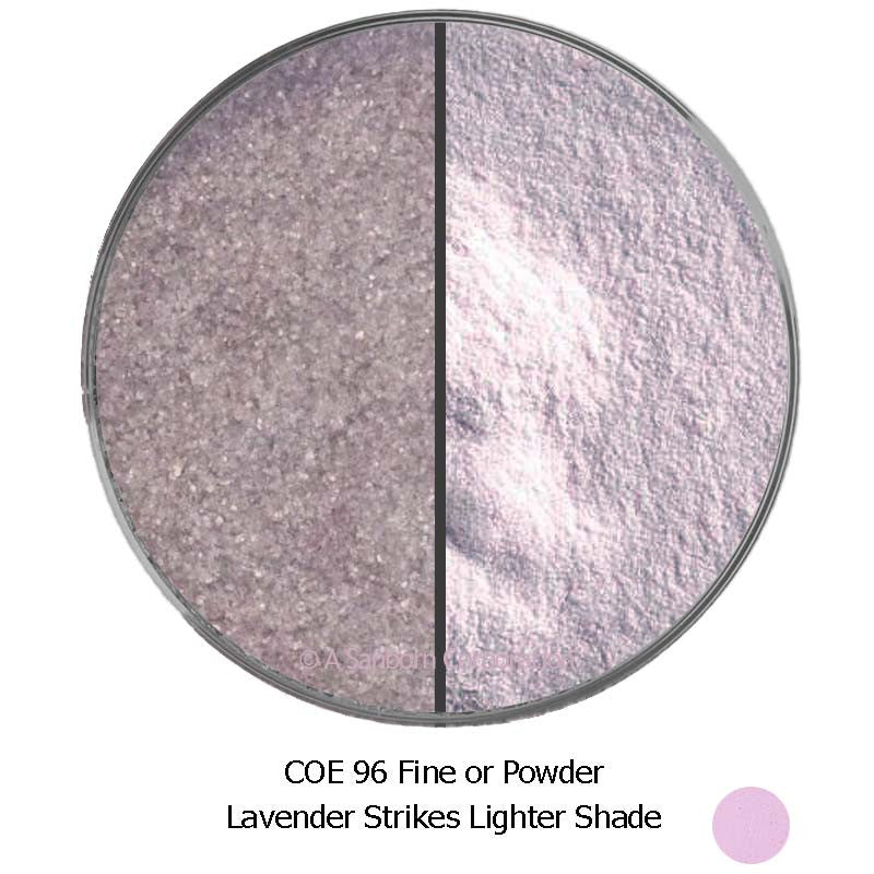 Coloritz Lavender Glass Frit Colorant COE96 Opal Striker