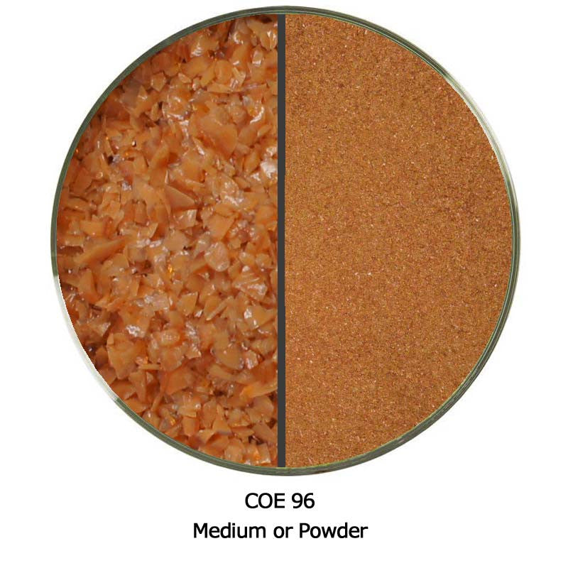 System 96 Powder Glass Frit Terracotta Opal COE96, F1-2152-F