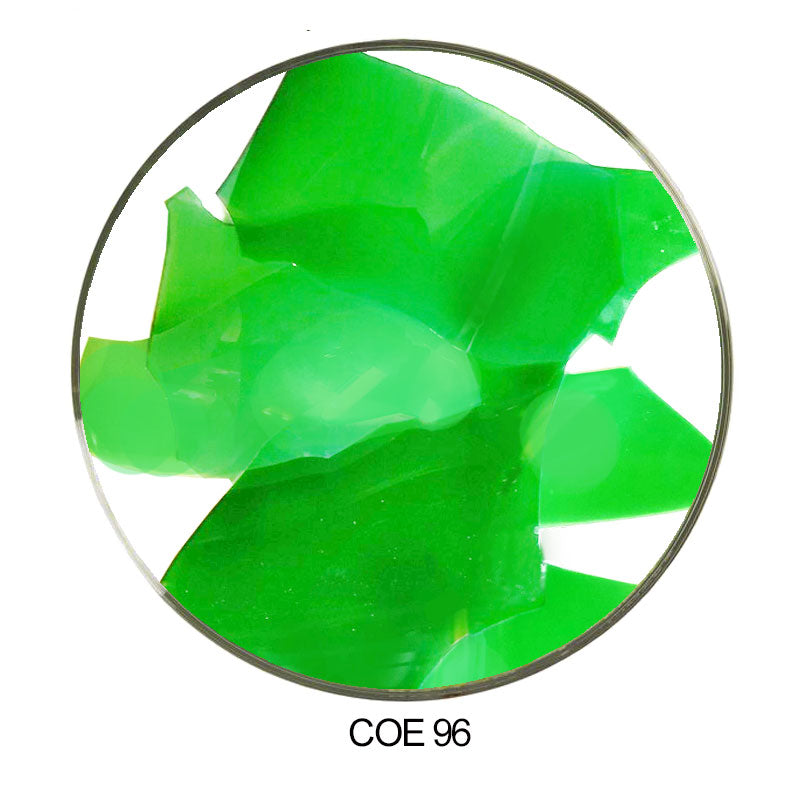 Coloritz™ Confeti Fragmentos de Vidrio Verde Transparente COE96