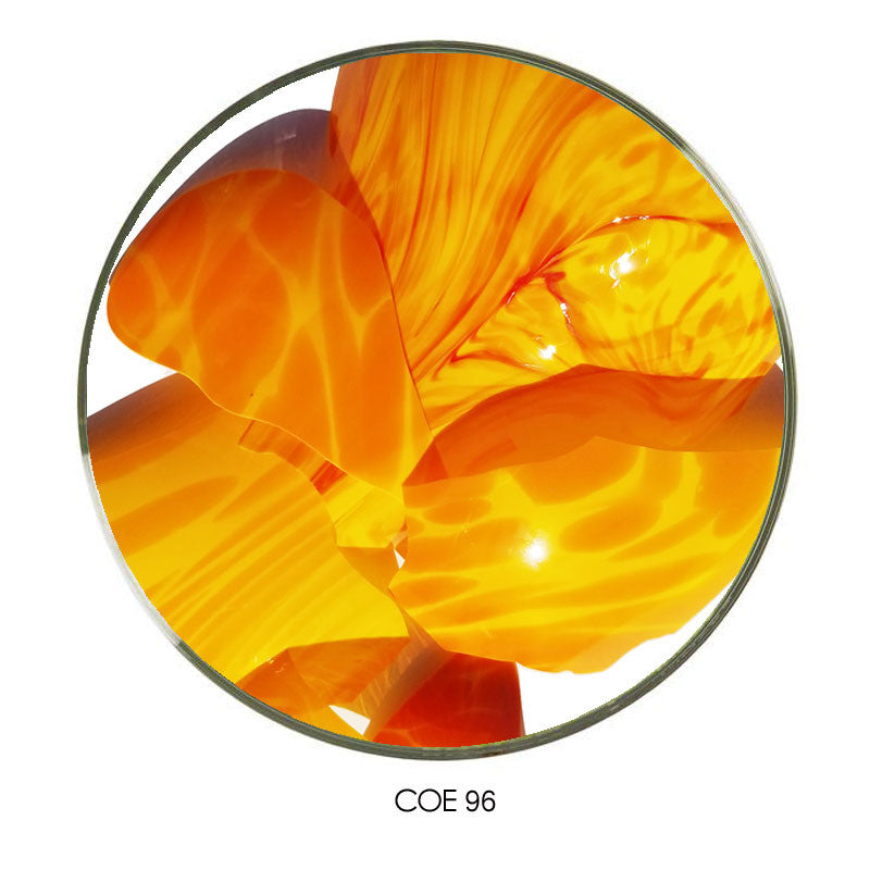 Coloritz™ Confetti Glass Shards Hot Color Mix Opal COE96 SKU 96-33