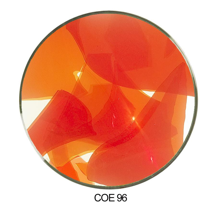 Coloritz™ Confetti Glass Shards Orange Transparent COE96