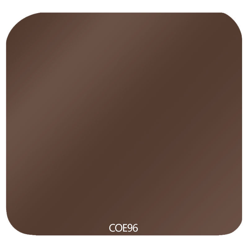 Chocolate Brown Opal  211-76SF, kiln fired  COE96 Fusible Sheet Glass