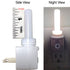 Night Light Vertical LED Sensor is only 1 1/2 inch high and also Low Profile Style leaves  the second outlet open for use.