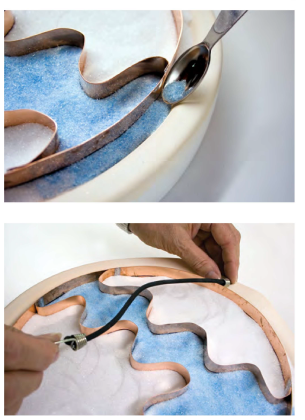Example 1 of Glass Casting with Copper Strips